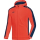 Hooded jacket Striker flame/night blue Front View